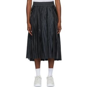 NIKE Sacai Size XS Black Pleated Skirt CV5713-010 MSRP $500 Sports Streetwear